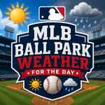 MLB Ball Park Weather August 13, 2026